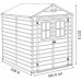 KETER SCALA 6 x 8 domek ogrodowy, 185 x 237 x 227 cm, jasnobrązowy 17202394