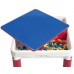 KETER CONSTRUC TABLE Stolik edukacyjny na klocki Lego, niebieski/czerwony/biały 17201603