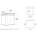 KETER ARTISAN 2.0 7 x 7 Domek ogrodowy, 216 x 218 x 226 cm, szary 17216832