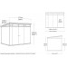 KETER ARTISAN 2.0 9 x 7 Domek ogrodowy, 279 x 218 x 226 cm, szary 17216833