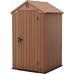 KETER DARWIN 4 x 4 Domek ogrodowy, 125,8 x 116,37 x 205 cm, brązowy 17212741
