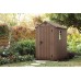 KETER DARWIN 4 x 6 Domek ogrodowy, 125,8 x 184,5 x 205 cm, brązowy 17209417