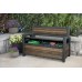 KETER DECO GARDEN BENCH 227L Ławka ogrodowa, 133 x 61 x 89 cm, orzech 17213853