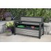 KETER DECO GARDEN BENCH 227L Ławka ogrodowa, 133 x 61 x 89 cm, szary 17213853