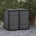 KETER HIDE AWAY 2x240L Obudowa na kosze na śmieci, 138,1 x 84,3 x 121,2 cm, szary 17213790