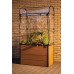 KETER MAPLE GREEN HOUSE Obrzeże ogrodowe, 99 x 58 x 185 cm, szary 17209667