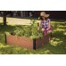 KETER MAPLE SQUARE Obrzeże ogrodowe, 106 x 106 x 32 cm, brązowy 17209665