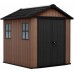 KETER NEWTON PLUS WIDE 7 x 7,5 Domek ogrodowy, 230 x 224 x 246 cm, brązowy 17212878