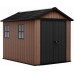 KETER NEWTON PLUS WIDE 9 x 7,5 Domek ogrodowy, 230 x 287 x 246 cm, brązowy 17212879