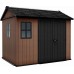KETER NEWTON PLUS WIDE 9 x 7,5 Domek ogrodowy, 230 x 287 x 246 cm, brązowy 17212879