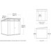 KETER PENT SIGNATURE HORIZONTAL 7 x 7 Domek ogrodowy, 216 x 218 x 226 cm, ashwood 17212803