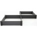 KETER VISTA MODULAR DUO Obrzeże ogrodowe, 121,5 x 121,5 x 27 cm (2x), szary 17210708
