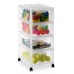 KIS SPIDER TOWER 24 Box z 4 szufladami 38x29x72cm 50L przezroczysty