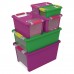 KIS BI BOX XS 3L 26,5x16x10cm niebieski/przezroczysty