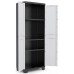 KIS LINEAR HIGH Szafa gospodarcza 39x68x173cm szary/czarny
