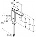 KLUDI E2 Jednouchwytowa bateria umywalkowa DN 15 chrom 155 mm 492960575