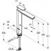 KLUDI E2 Jednouchwytowa bateria umywalkowa DN 15 chrom 260 mm 492980575