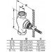 KLUDI Element wewnętrzny zaworu podtynkowego DN 25, 29213