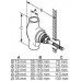 KLUDI Element wewnętrzny zaworu podtynkowego DN 25, 29513