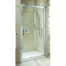 KOŁO GEO 6 Drzwi prysznicowe 120 cm, 1/2, szkło PRISMATIC, srebrny połysk, GDRS12205003A