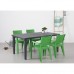 ALLIBERT Fotel IBIZA zielony 206972