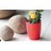 PROSPERPLAST COUBI Doniczka wysoka 18,3 cm, oliwka DUOW160P