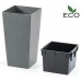 Prosperplast URBI SQUARE ECO Doniczka 40cm, Szary kamień DURS400W