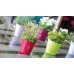 PROSPERPLAST Doniczka IML bez nadruku 16 cm, jasno niebieski DR160