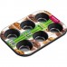 LAMART LT3071 BASE Forma do muffinek 6szt. czerwono-czarna