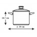 LAMART STONE Rondel 24 cm LT1006 szary, 42001268