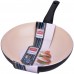 LAMART ECOLOR Patelnia ceramiczna "wok" LTK2808BW czarna, 42000205
