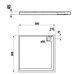 LAUFEN LIVING Brodzik kwadratowy 90x90, 2114320000001
