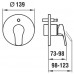 LAUFEN CITY PRO Bateria wannowo-natryskowa podtynkowa, chrom H3219560040001