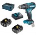 Makita DDF485RFJ Wiertarko-wkrętarka akumulatorowa Li-ion LXT, 2x 18V/3,0 Ah, Makpac