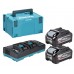 Makita 1911D8-0 Zestaw Li-ion XGT 40V 2xBL4040F+DC40RB+Makpac