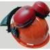 Makita 988000005 Kask ochronny DOLMAR ze składaną siatką (1x1mm) i słuchawkami.