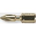 Makita B-28329 Impact Gold Końcówka wkrętakowa skrętna bit PH1, 1/4, 25mm/2szt