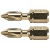 Makita B-28329 Impact Gold Końcówka wkrętakowa skrętna bit PH1, 1/4, 25mm/2szt
