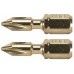 Makita B-28329 Impact Gold Końcówka wkrętakowa skrętna bit PH1, 1/4, 25mm/2szt