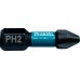 Makita B-63616 Bit wkrętakowy udarowy 1/4" Impact Black PH2, 25mm/2ks