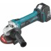 Makita DGA452RTJ Akumulatorowa szlifierka kątowa (2 x 5,0Ah//18V) Makpac