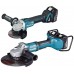 Makita DLX2245PT1 Zestaw szlifierek kątowych DGA506 + DGA900 