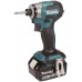 Makita DTD173RTJ Akum. wkrętarka udarowa 1/4" Li-ion LXT (18V/ 2x 5,0Ah), Makpac