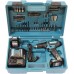 Makita HP333DSAX1 Akumulatorowa wiertarko-wkrętarka udarowa (2x2,0Ah/12V), walizka