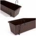 Prosperplast AGRO Box 1000x18x14cm, brąz IS1000