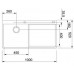 FRANKE MYTHOS MMX 611, zlewozmywak stalowy lewy 101.0187.264