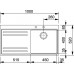 Franke MYTHOS MTX 611, zlewozmywak stalowy lewy 101.0287.159