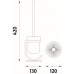 NIMCO UNIVERSAL Stojąca szczotka do WC UN3094N-26