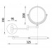 NIMCO UNIVERSAL Lustro kosmetczne 20cm ZR8992B-26