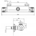 OUTLET! Ferro Aquamat bateria termostatyczna natryskowa z przyłączem górnym 2661/1.0